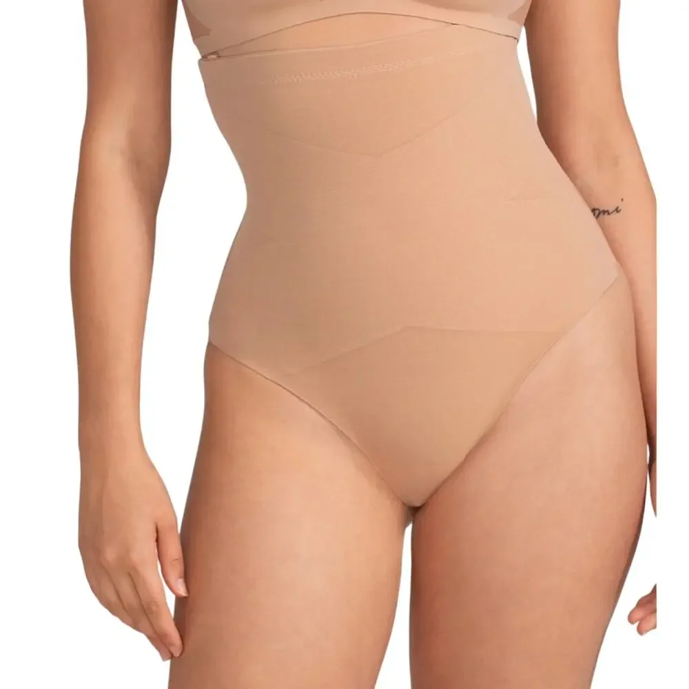 Honeylove SuperPower Thong  High Waist Tummy Control Shapewear Panty NWT M